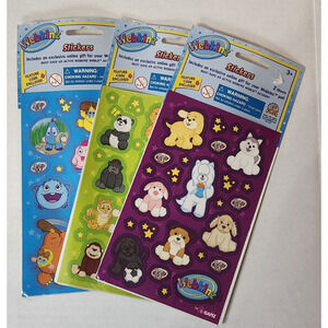 Official Ganz Webkinz Stickers Lot of 3 Sealed Unused With Codes READ BELOW